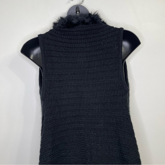 Adore Faux Fur Wool Asymmetrical vest in size Small - Picture 11 of 11